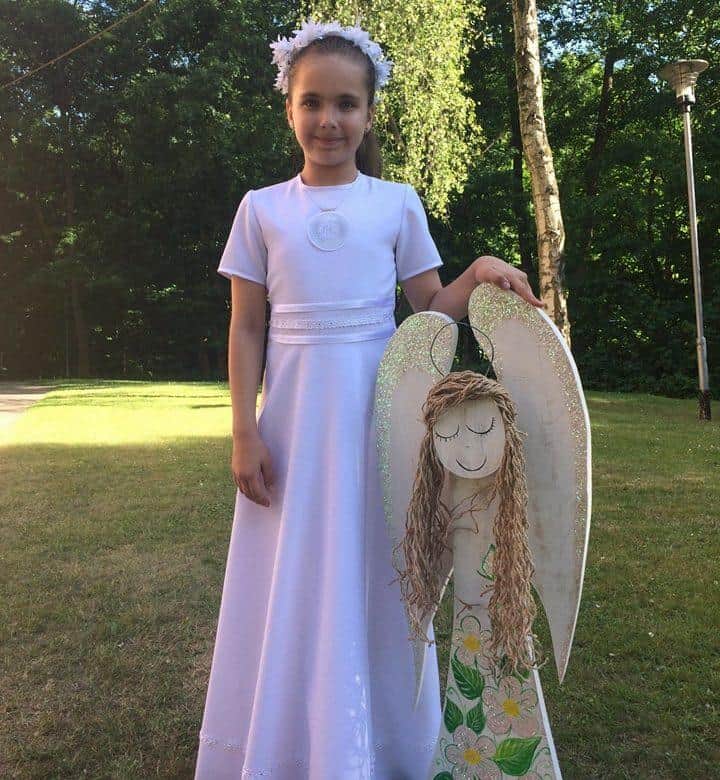 Pamiątka Pierwszej Komunii Świętej: Bieszczadzkie anioły i rybki pełne wiary