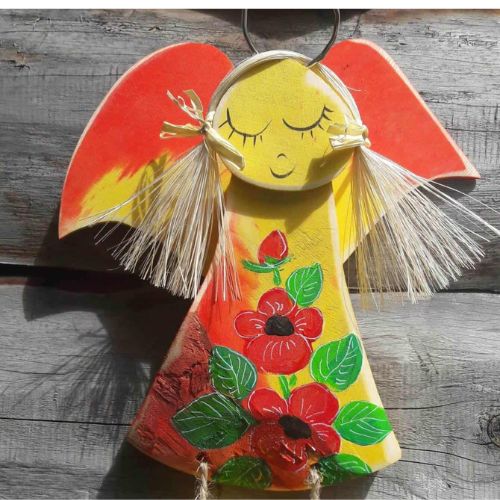 Drewniany aniołek Mniszek – Strażnik bieszczadzkiego spokoju