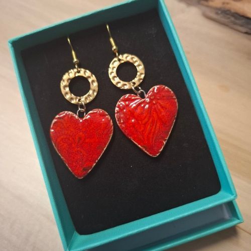 Kolczyki ceramiczne „Od Serca” – bieszczadzki temperament