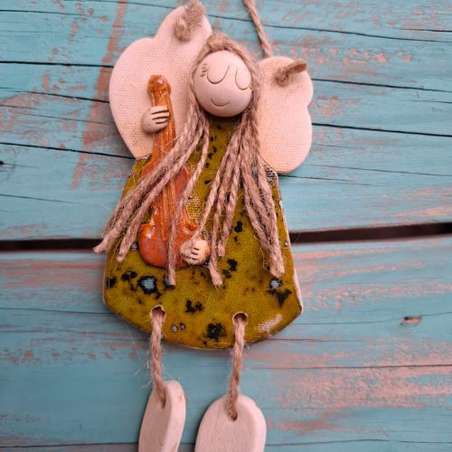Ceramiczny anioł „Podfruwajka” 10 Ceramiczny anioł „Podfruwajka”