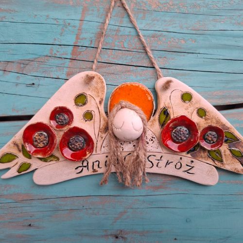 Ceramiczny anioł stróż „Maki”